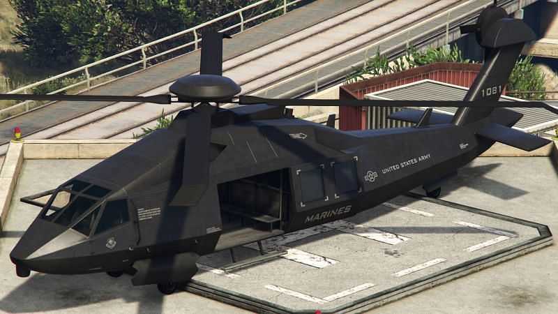 The Annihilator Stealth is another stealth helicopter in GTA Online (Image via Rockstar Games)