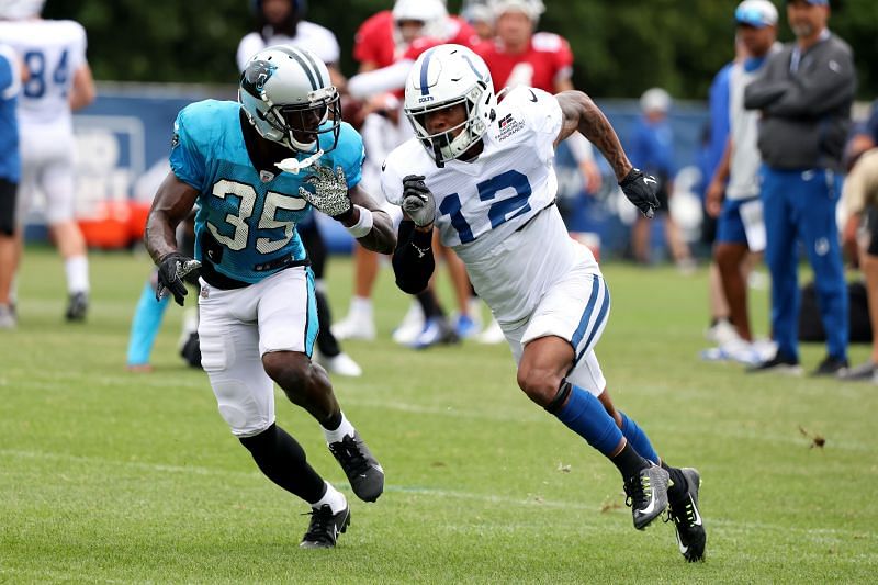 Indianapolis Colts Training Camp Practice with Carolina Panthers