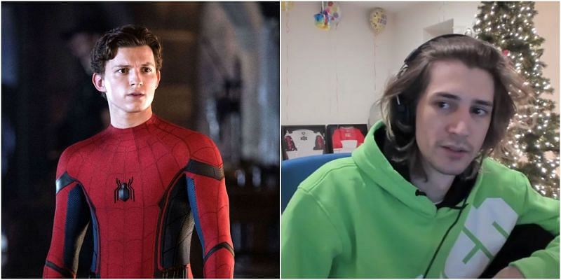 xQc believes the earlier versions of &quot;Spider-Man&quot; were better than Tom Holland&#039;s version of the character. (Image via Sony, xQc)