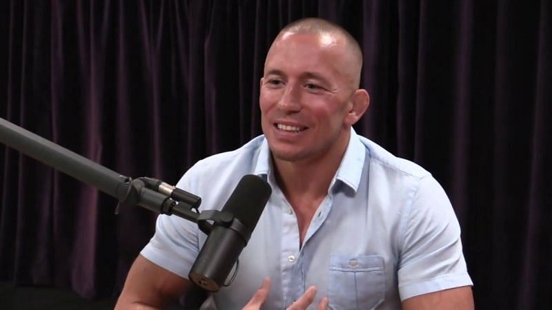 Georges St-Pierre on the JRE podcast | Image via YouTube: PowerfulJRE
