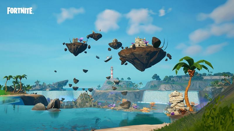 Coral Castle is being abducted and will likely not make it to the next season of Fortnite (Image via Epic Games)