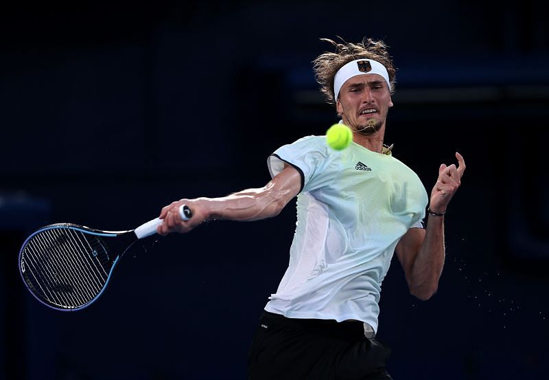 Alexander Zverev at the Tokyo Olympics