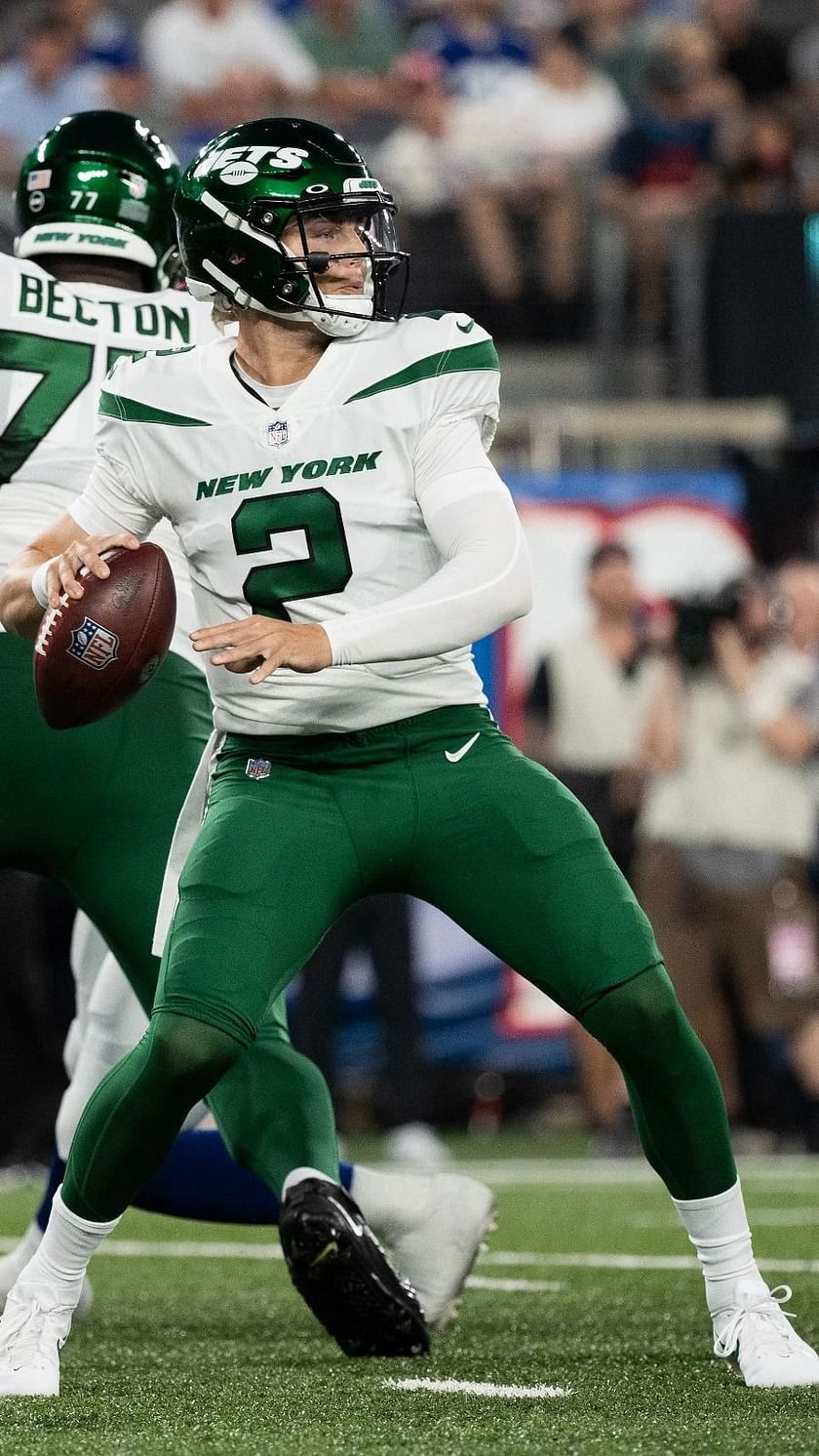 How did Jets' Zach Wilson compare to other rookie QBs in 2021?