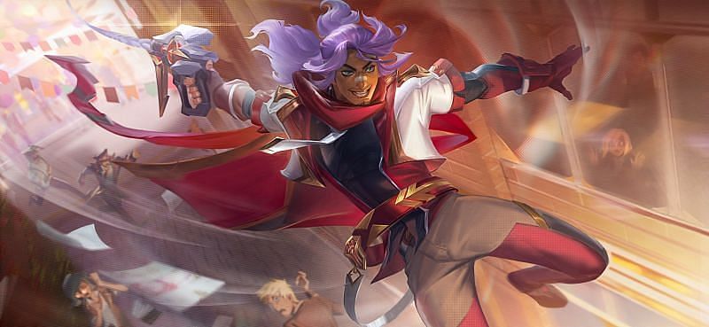 Battle Academia Akshan Skin in Wild Rift (Image via Riot Games)