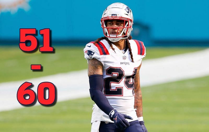 New England Patriots cornerback Stephon Gilmore comes in at number 51