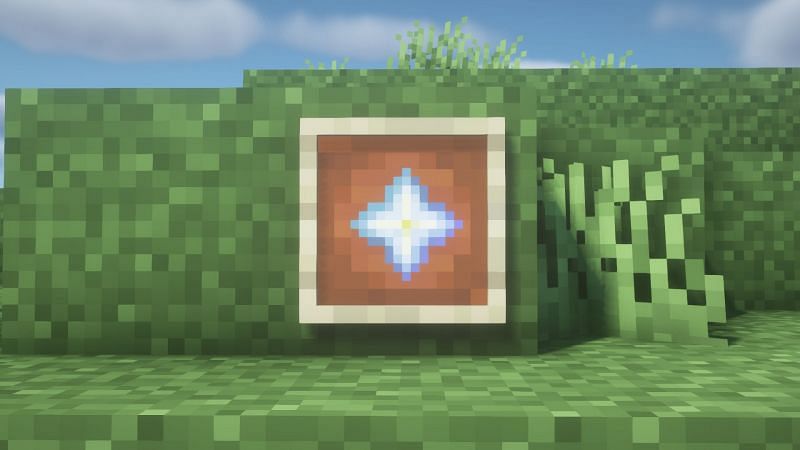 A Nether Star placed in an item frame (Image via Minecraft)
