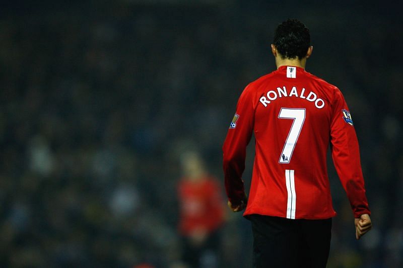 ronaldo shirt number manchester united