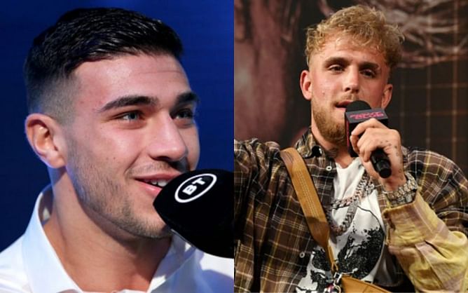 "He'll be getting a whole lot of knuckles in his mouth" - Tommy Fury sends a message to Jake Paul ahead of next week's press conference