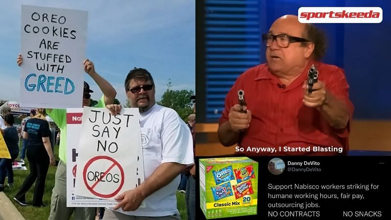 Danny Devito loses Twitter verification after supporting Nabisco worker&#039;s protest. (Image via Sportskeeda)