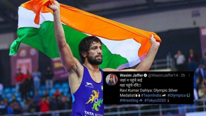 Indian cricketing fraternity hails Ravi Kumar Dahiya's sliver medal win at Tokyo 2020