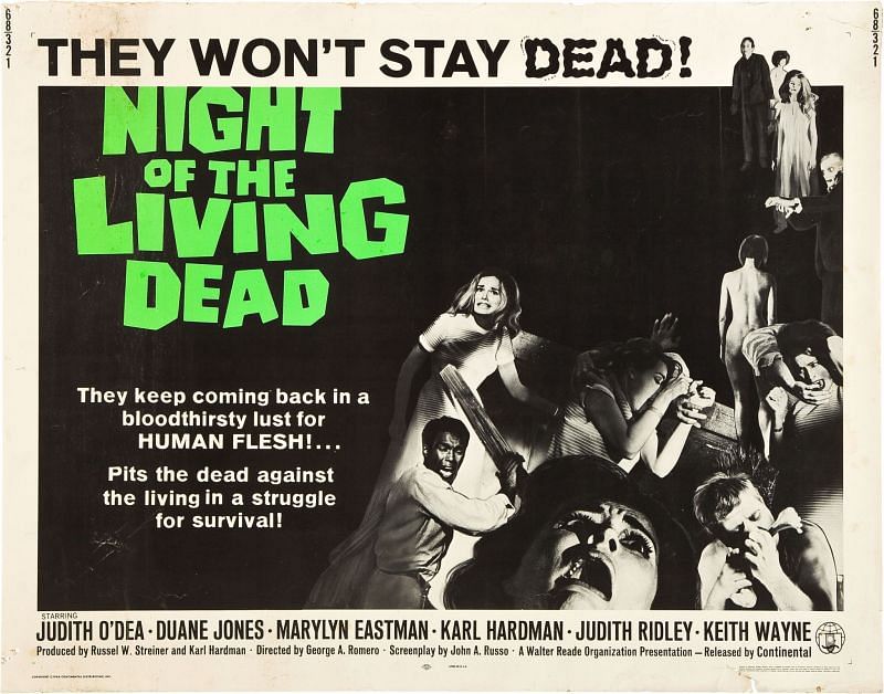 Night of the Living Dead, where Marilyn Eastman played an important role (Image via Getty Images)