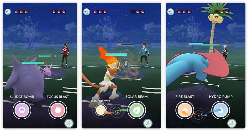 Switching can save shields and also pull a leading Pokemon out of a bad situation (Image via Niantic)