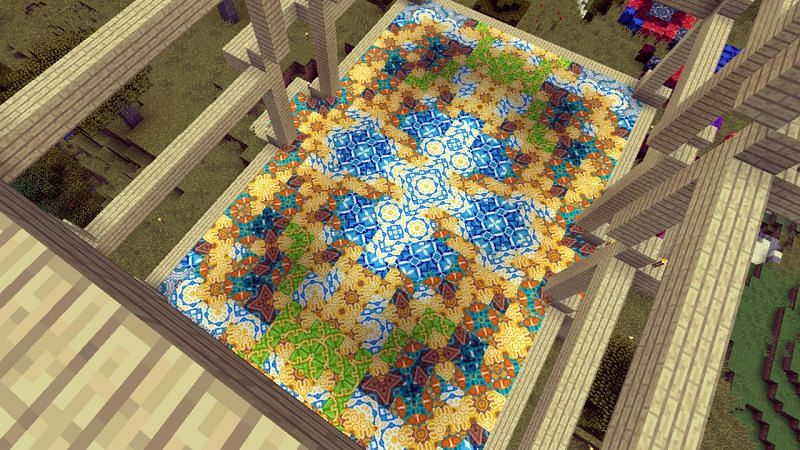 Making glazed terracotta is undoubtedly worth the effort for any Minecraft player (Image via Reddit)