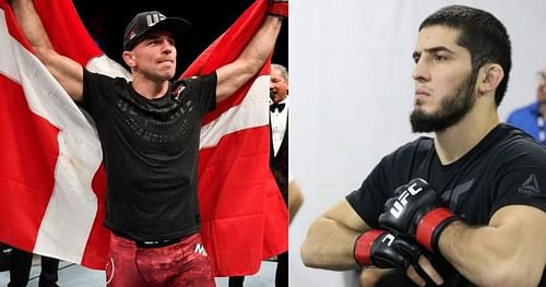 Mark Madsen (left), Islam Makhachev (right) [Images Courtesy: @marktheolympianmadsen @islam_makhachev on Instagram]