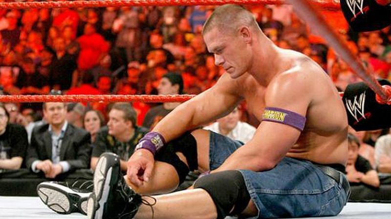 John Cena&#039;s loss against The Rock was arguably the highest-profile match of his WWE career
