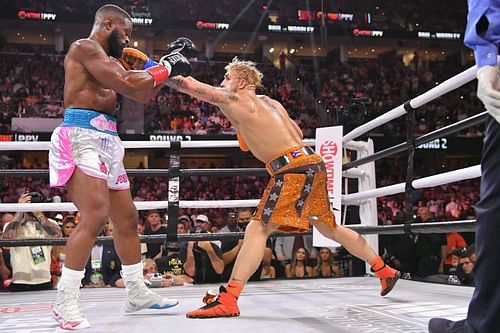 Jake Paul v Tyron Woodley at the Rocket Mortgage FieldHo