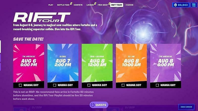 Fortnite Ariana Grande Concert Timings Country Wise Timings For The Rift Tour Event