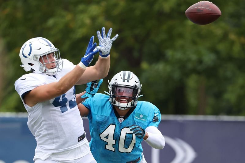 Indianapolis Colts Training Camp Practice with Carolina Panthers