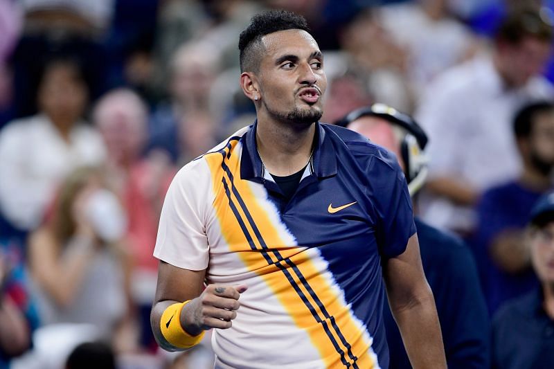 Nick Kyrgios will be relishing the chance to play in front of a packed crowd at the US Open.