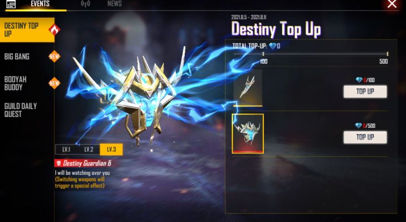 New top-up event in Garena Free Fire (Image via Free Fire)