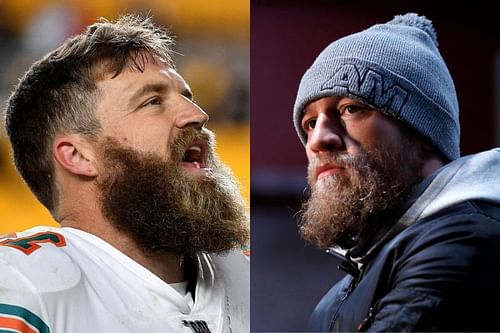 Ryan Fitzpatrick (Left); Conor McGregor (Right)