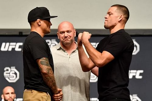 Dustin Poirier and Nate Diaz