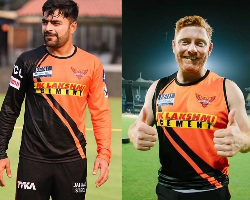 Rashid Khan (L) and Jonny Bairstow (R) have been SRH&#039;s leading wicket-taker and run-getter respectively [Credits: SRH]