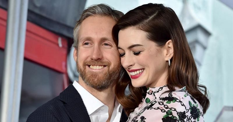 Anne Hathaway and Adam Shulman. (Image via: Axelle/Bauer-Griffin/ Getty Images)