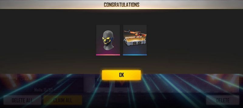 Rewards from the new redeem code (Image via Free Fire)