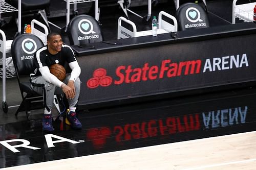 Russell Westbrook with the Washington Wizards.