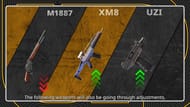 Weapons that are going to be balanced with the upcoming Free Fire OB29 update (Image via Free Fire / YouTube)