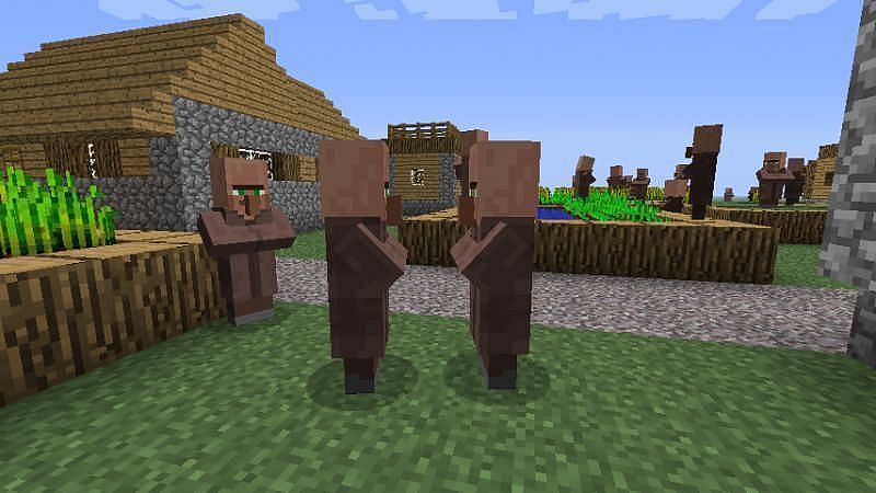 Minecraft villagers (Image via Minecraft Wiki)