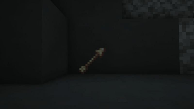A spectral arrow (Image via Minecraft)