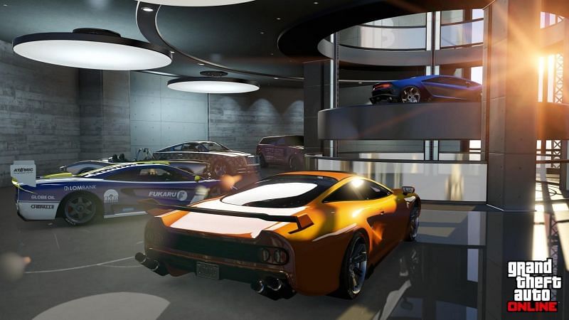 This property can house over 20 cars (Image via Rockstar Games)