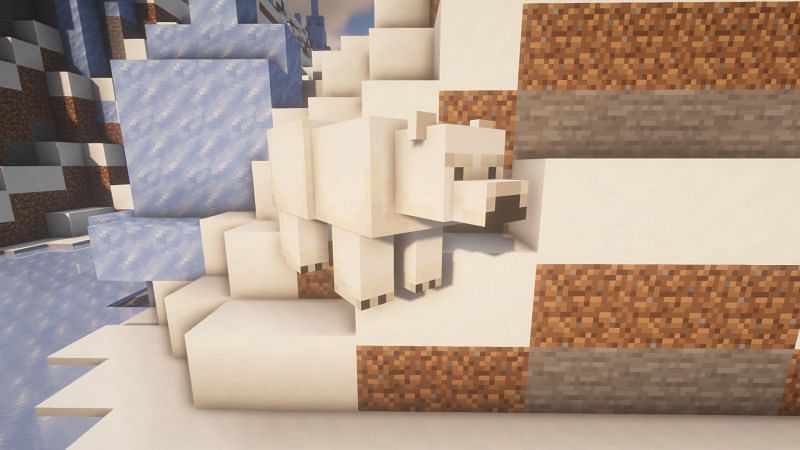 A polar bear (Image via Minecraft)