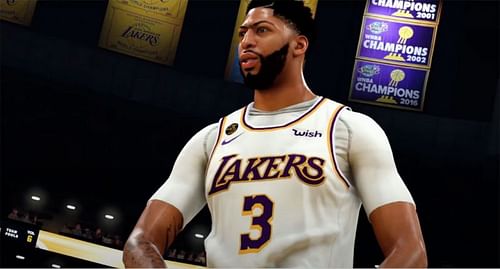 Anthony Davis in 2K21: photo credits: nba2kw.com