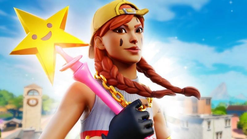 Aura is one of the Sweatiest Fortnite skins ever (Image via YouTube)