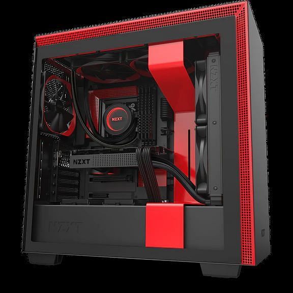 NZXT H710 Tempered Glass Mid-Tower E-ATX Case