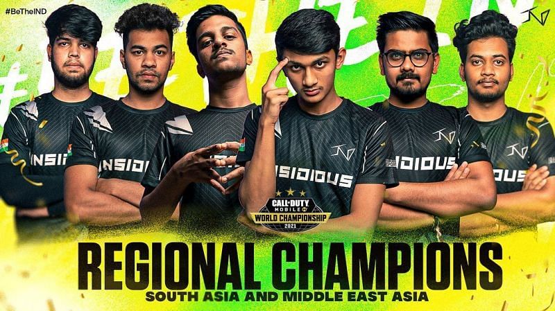 Team IND wins COD Mobile World Championship SA/ME regional finals (Image via team IND)