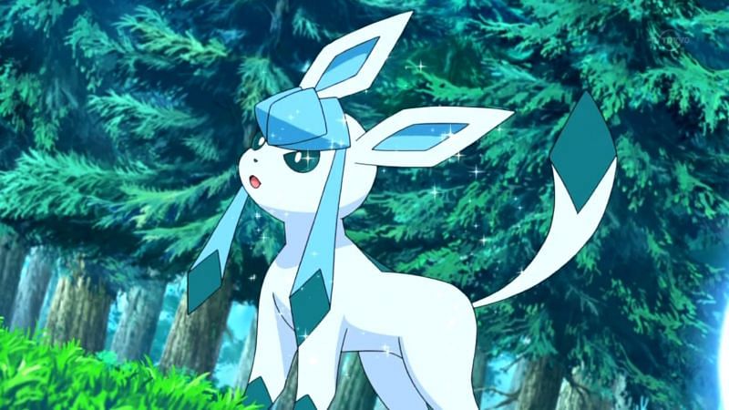 Glaceon in the anime (Image via The Pokemon Company)