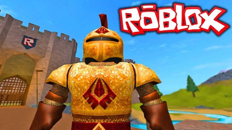 An image of a valiant knight within Roblox Knight Simulator. (Image via Roblox Corporation)