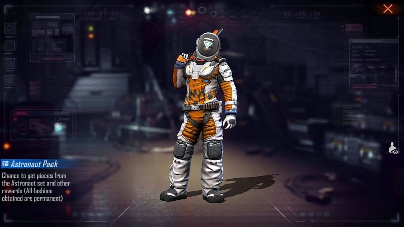 Astronaut Pack (Image via Free Fire)