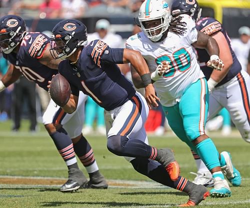 Justin Fields - Miami Dolphins v Chicago Bears