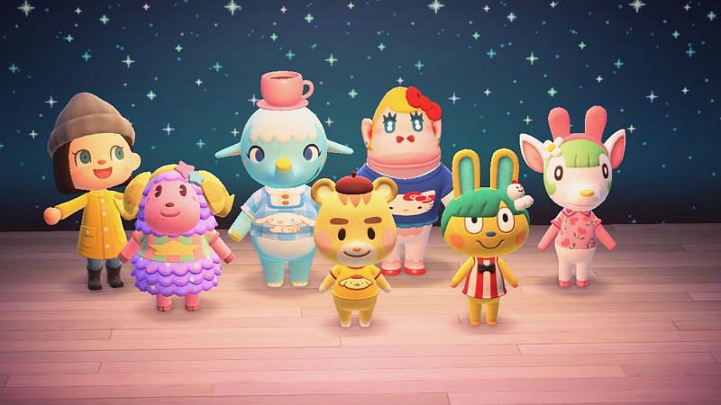 Sanrio brought many new additions to Animal Crossing, including new villagers. Image via Nintendo