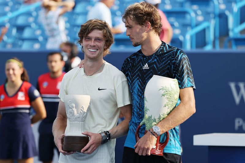 Andrey Rublev and Alexander Zverev