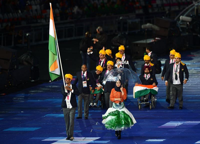 Indian contingent at the 2012 London Paralympics - Opening Ceremony (file photo)