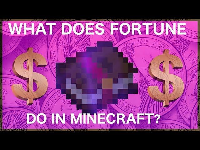 What does Fortune do in Minecraft? (Image via RajCraft on Youtube)
