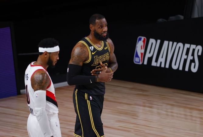 "Bron just came to me one time and said, 'Yo, the time is now'" - Carmelo Anthony on why he finally decided to join LeBron James and LA Lakers