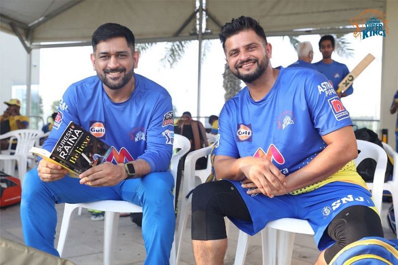 Suresh Raina shares picture with MS Dhoni and his autobiography 'Believe'