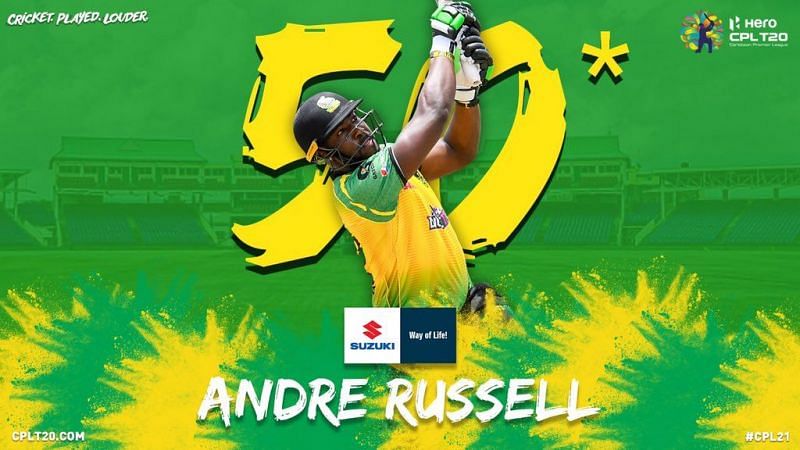 Andre Russell (Pic: @CPL Twitter)
